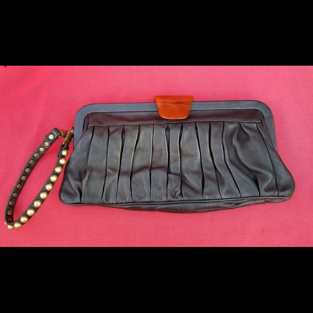 Betsey Johnson Classic Leather Clutch